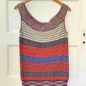 Y2K designer vintage silk blend tank blouse made in Italy